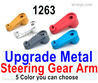 Wltoys 144010 Upgrade Parts Metal Steering gear arm.144010.1263.5 Colro you can choose.
